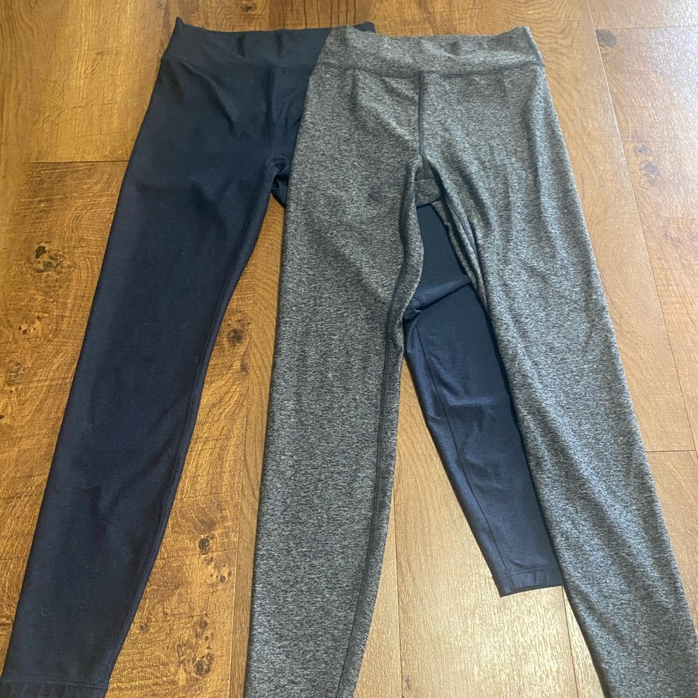 Women’s Old Navy Navy Blue and Gray Leggings